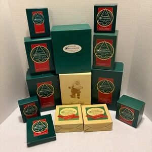 Lot 14 Hallmark Keepsake Collectors Club Ornaments Vintage 80s 90s Exclusive